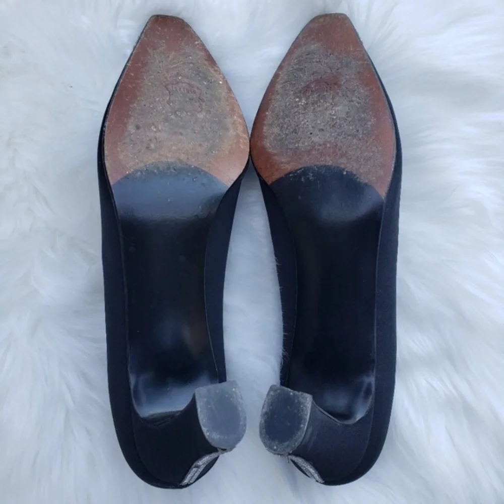 STUART WEITZMAN Rhinestones Embellished Heels 8.5